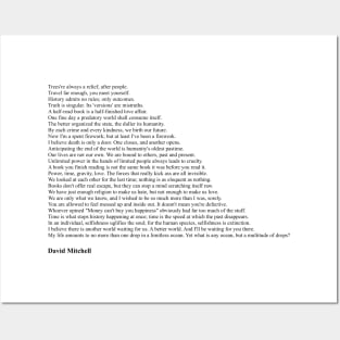 David Mitchell Quotes Posters and Art